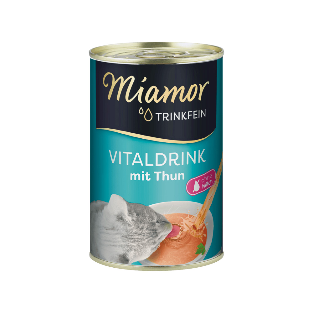 MIAMOR Vitaldrink Napój Nawadniający dla Kotów Mix Smaków 25x135ml